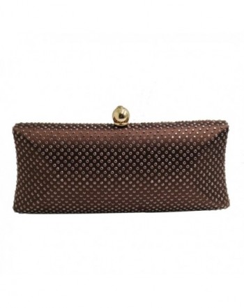 DMIX Womens Rhinestone Clutches Evening