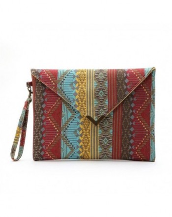 DukeTea Bohemian Oversized Envelope Wristlet