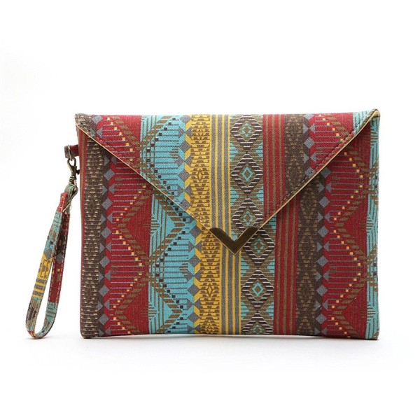 DukeTea Bohemian Oversized Envelope Wristlet