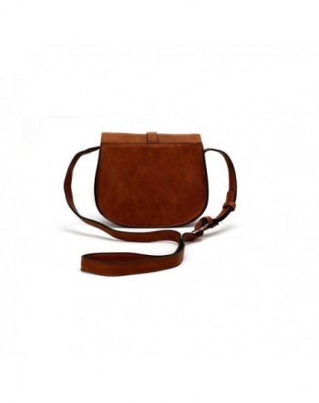 Shoulder Leather Satchel Mochila Handbags - A-brown2 - CI184ML8CZU
