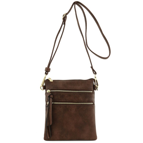 Functional Multi Pocket Crossbody Coffee