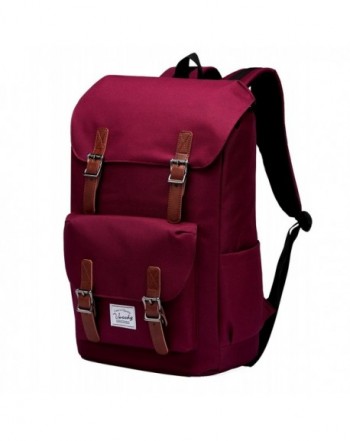 Backpack Vaschy Resistant Drawstring Burgundy