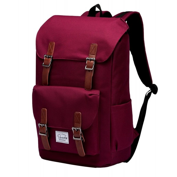 Backpack Vaschy Resistant Drawstring Burgundy