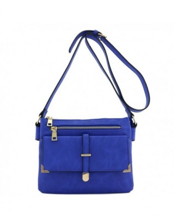 Flap Pocket Crossbody Royal Blue