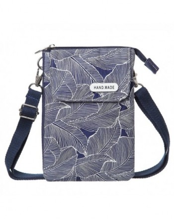 Phone Wallet Canvas Pattern Crossbody