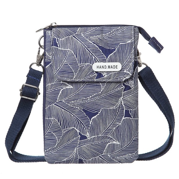 Phone Wallet Canvas Pattern Crossbody