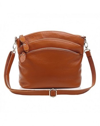 YALUXE Leather Organizer Crossbody Shoulder