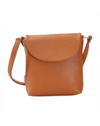 JOLLYCHIC Leather Pockets Crossbody Shoulder