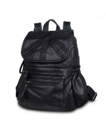 CARQI Leather Backpack School Ladies