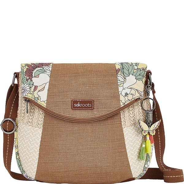 Sakroots Foldover Crossbody Sunlight Flower