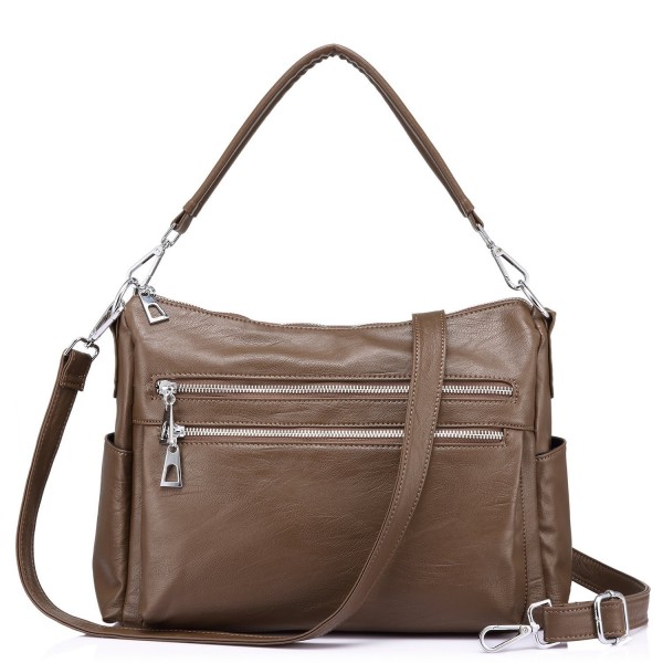 Realer Handbags Shoulder Multi Pocket Crossbody