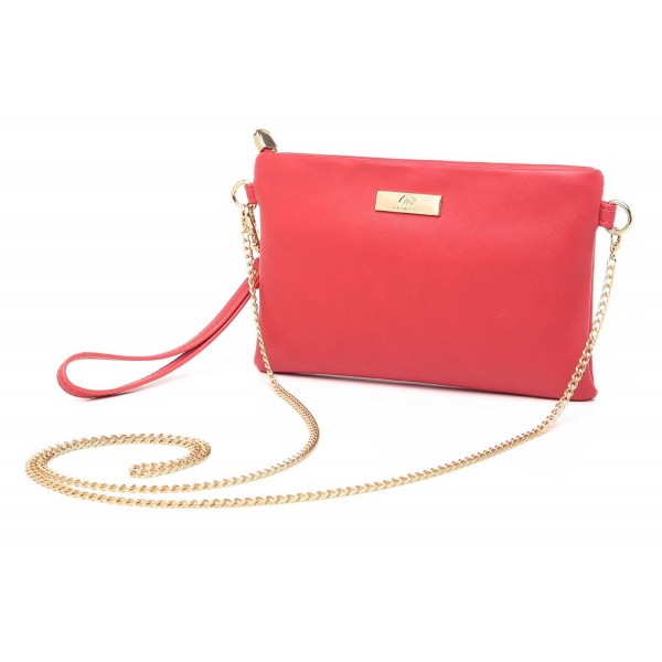 Aitbags Leather Wristlet Clutch Crossbody