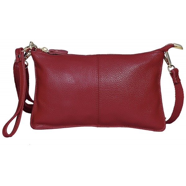 Beurlike Wristlet Genuine Crossbody Smartphone