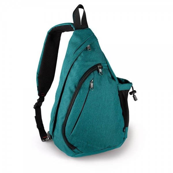 OutdoorMaster Sling Bag - Small Crossbody Backpack for Men & Women - Green - CT12DZ8F839