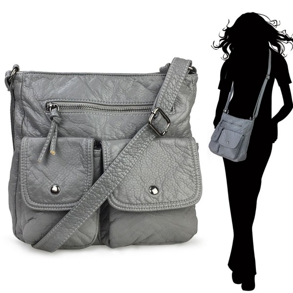 Hoxis Lightweight Pocket Washed CrossBody