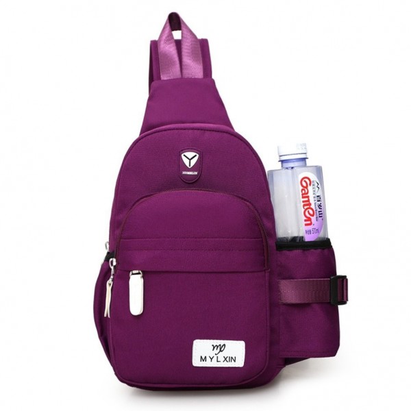 Womens Resistant Shoulder Backpack Purple