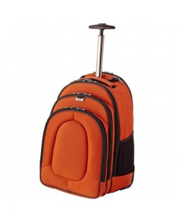 Landing Field Rolling Backpack Orange