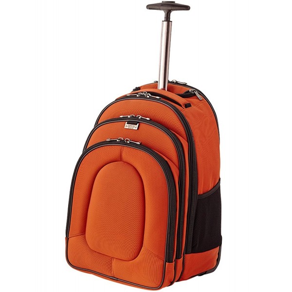 Landing Field Rolling Backpack Orange