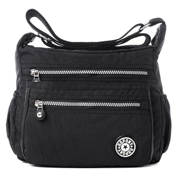 Alotpower Women Messenger Crossbody Black