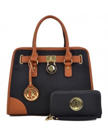 Dasein Designer Padlock Satchel Shoulder