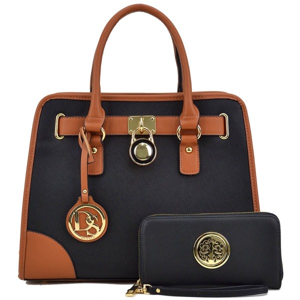 Dasein Designer Padlock Satchel Shoulder