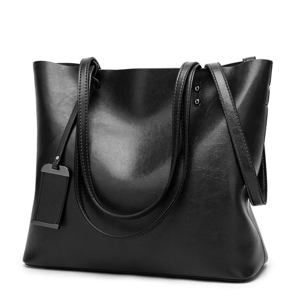 Angelkiss Women Top Handle Satchel Handbags Shoulder Bag Messenger Tote Washed Leather Purses Bag