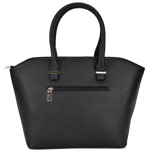 Women 3 Piece Tote Bag Pu Leather Handbag Purse Bags Set - Coofit Black ...