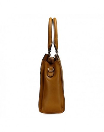 Classy Front Strap Satchel H1950 - Brown - C712HRZZKH5