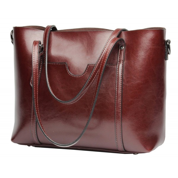 Molodo Satchel Stylish Shoulder Wine red