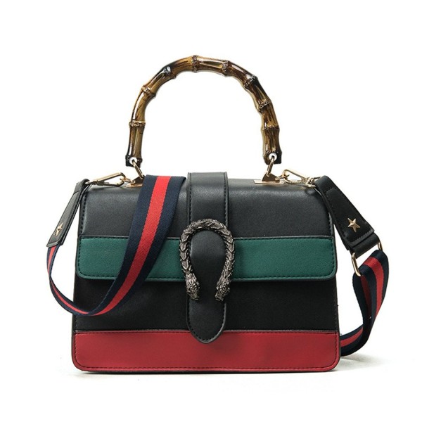 messenger Handbag Shoulder Bamboo handle messenger Handbag Shoulder Bamboo handle