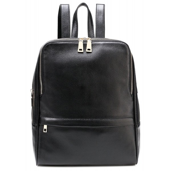 TINGLAN Genuine Leather Backpack Fashion