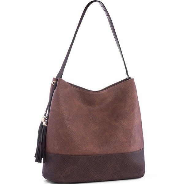 YALUXE Women's Oxford Nylon Large Capacity Work Tote Shoulder Bag
