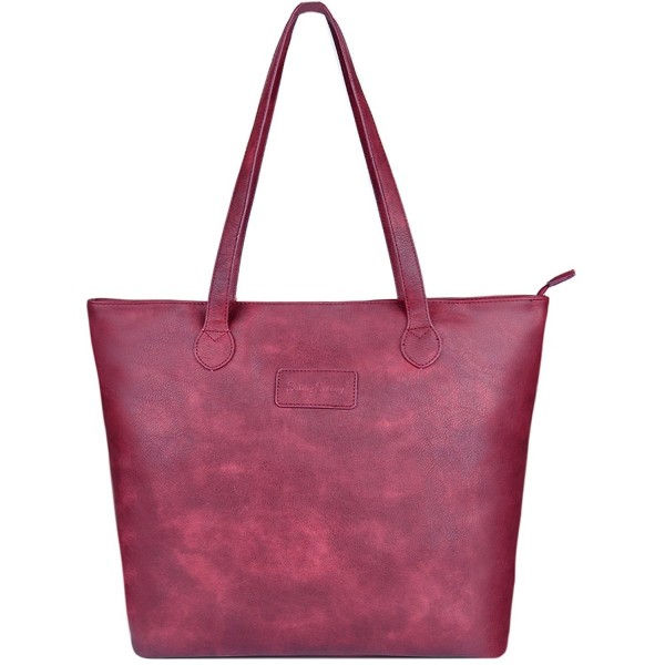 Handbags Shoulder Sunny Snowy 8014 winered