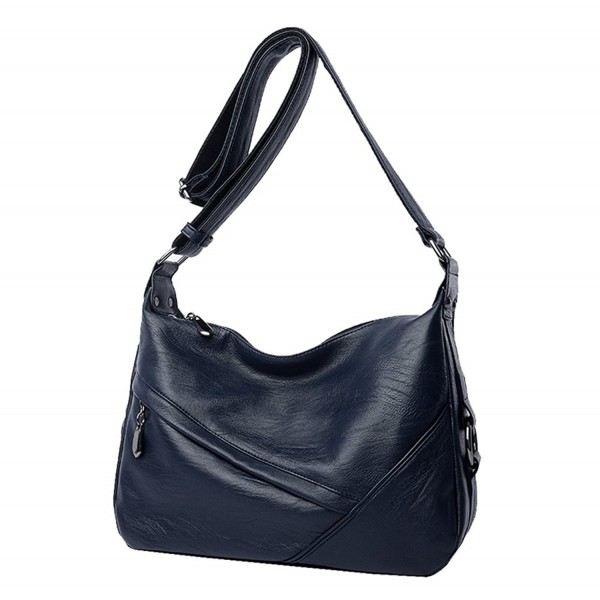 Covelin Women's Handbag Genuine Leather Purse Shoulder Bucket Bags Middle Capacity