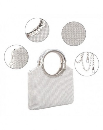 Womens Handbag Crystal Rhinestone Evening Clutch Bags Party Wedding ...