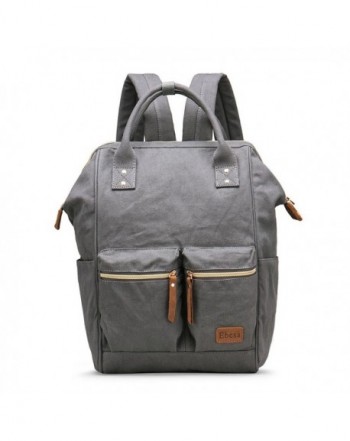 Multifunction Canvas Backpack Rucksack Pockets