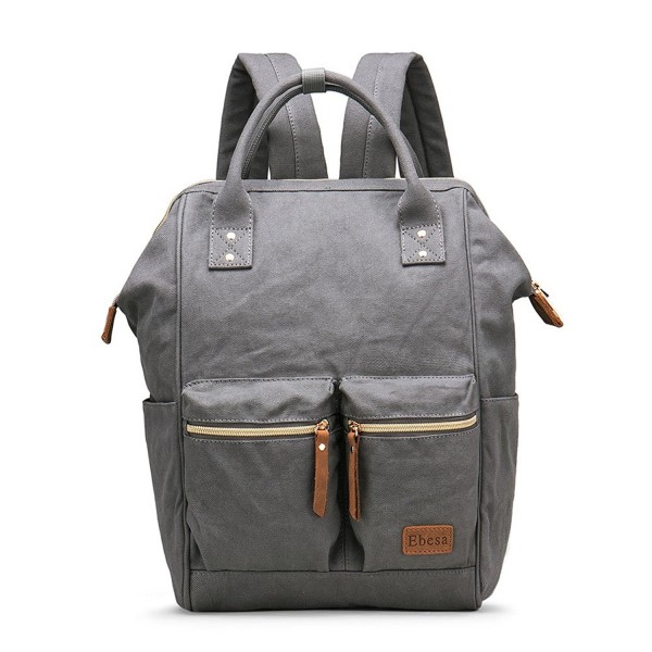 Multifunction Canvas Backpack Rucksack Pockets