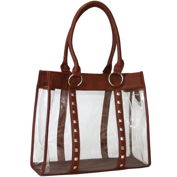 Women Clear Through Transparent Handbag