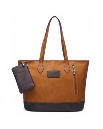 ilishop Leather Handbag Contrast Shoulder