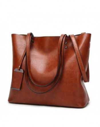 Diophy PU Leather Front Push Lock Pocket Two Tone Structured Tote Womens Purse Handbag PS-3374 AB-030